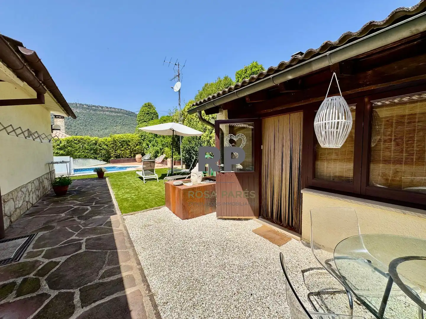 Jardí de Casa o xalet en venda en Aiguafreda amb Calefacció, Jardí privat i Terrassa