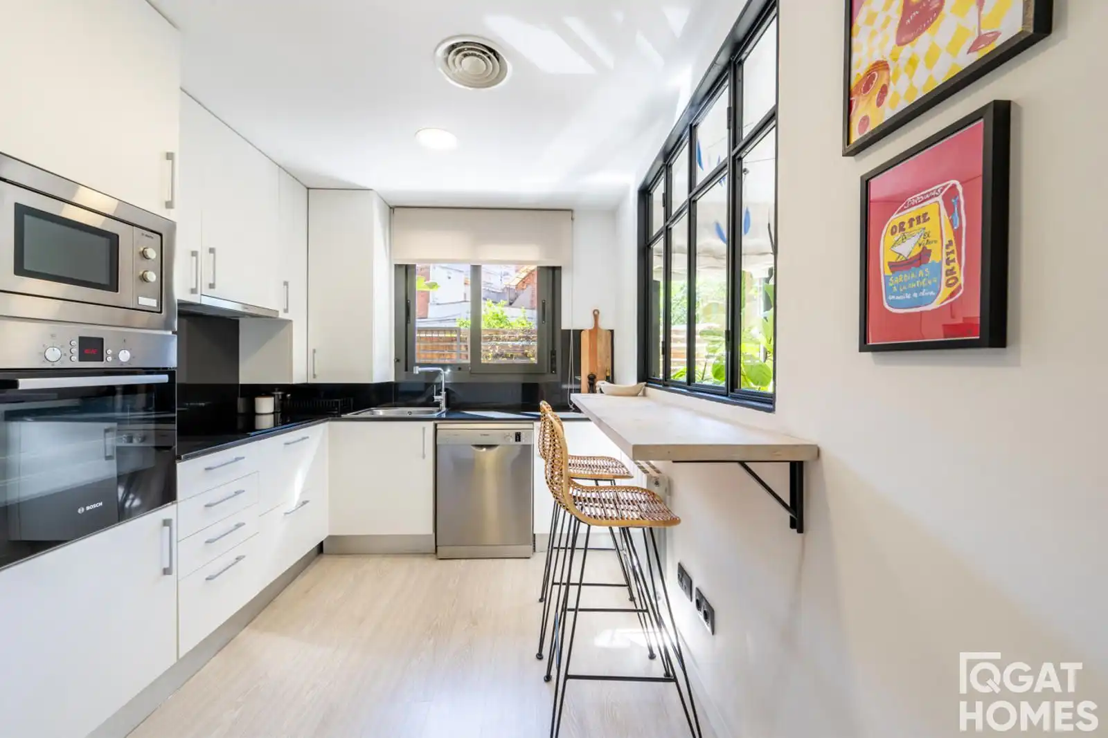 Cocina de Piso en venta en Sant Cugat del Vallès con Aire acondicionado, Calefacción y Terraza