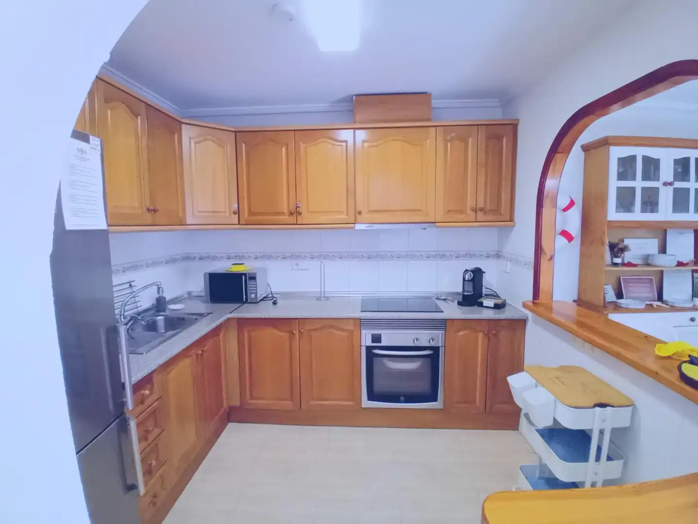 Cocina de Casa o chalet en venta en Mazarrón con Aire acondicionado, Jardín privado y Piscina