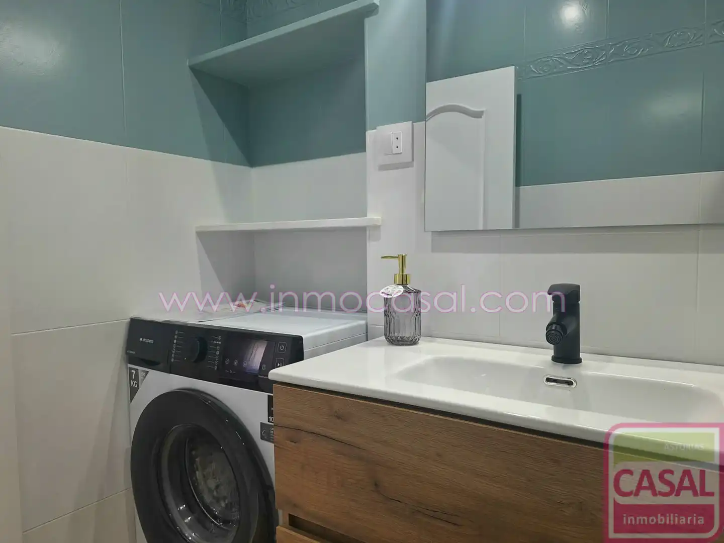 Baño de Piso de alquiler en Mieres (Asturias) con Calefacción y Amueblado
