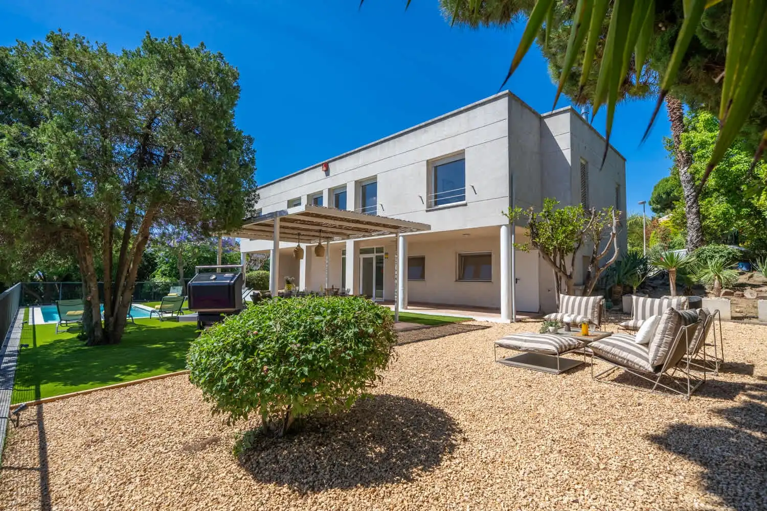 Vista exterior de Casa o chalet de alquiler en Blanes con Aire acondicionado, Calefacción y Jardín privado