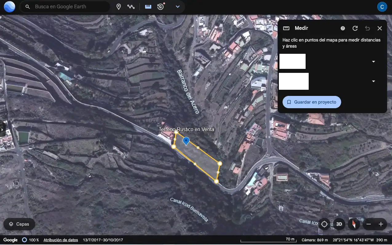 Land for sale in Carretera Vieja a la Vega, 5, La Vega - El Amparo - Cueva del Viento