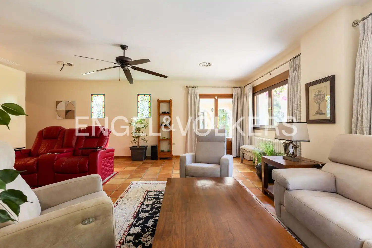 Living room of Houses for sale in Pedreguer  with Air Conditioner, Heating and Private garden