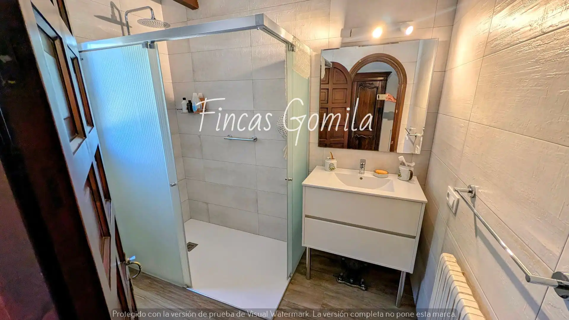 Baño de Casa o chalet en venta en Sant Lluís con Aire acondicionado, Calefacción y Jardín privado