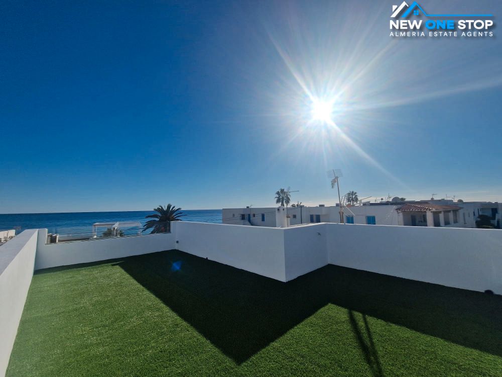 Exterior view of Single-family semi-detached for sale in Mojácar  with Private garden, Terrace and Swimming Pool