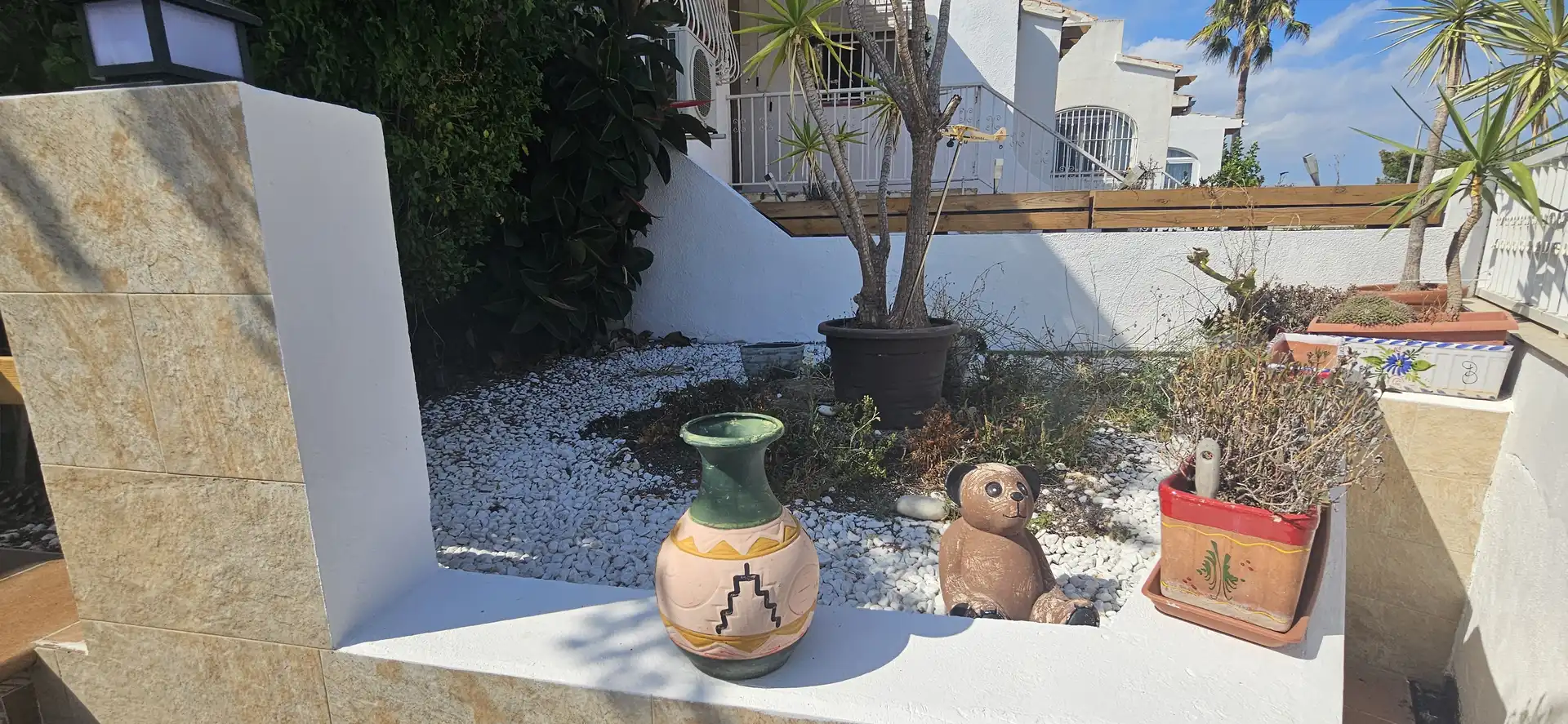 Garten von Einfamilien-Reihenhaus zum Verkauf in L'Alfàs del Pi mit Abstellraum, Schwimmbad und Möbliert