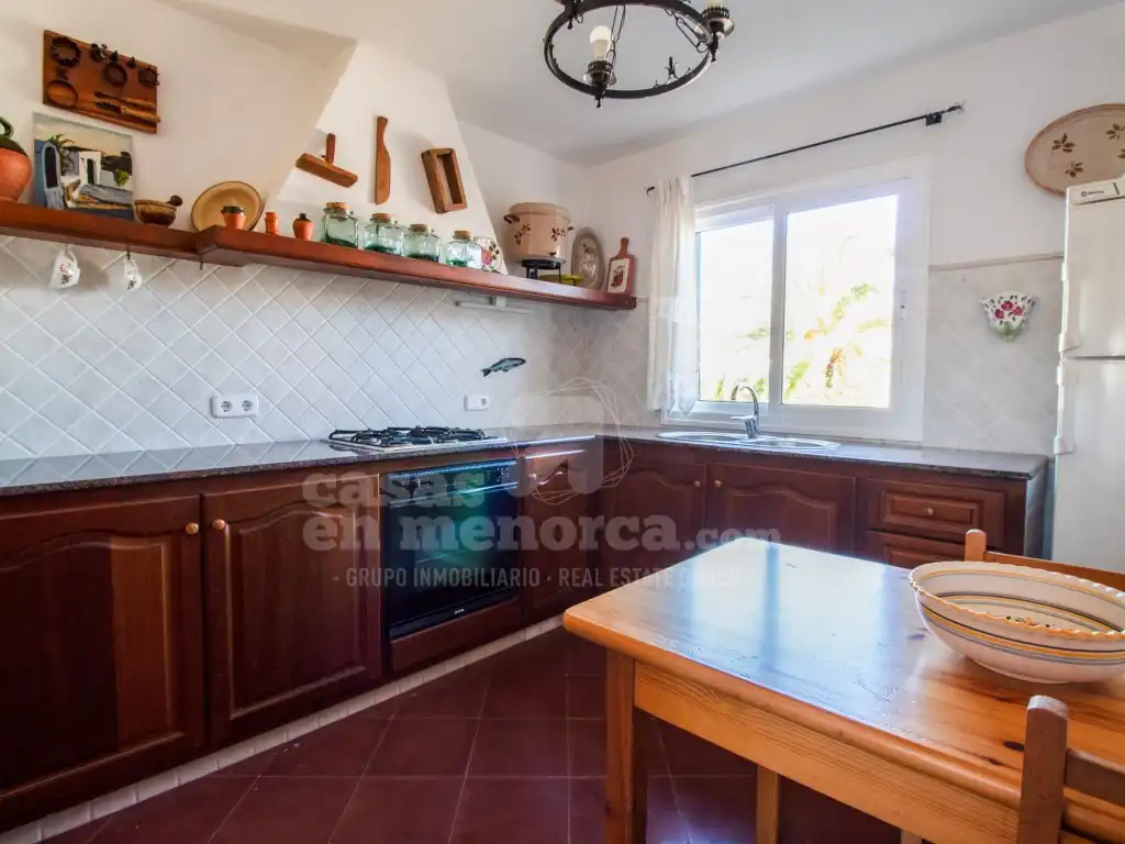 Cuina de Casa o xalet en venda en Es Mercadal amb Jardí privat