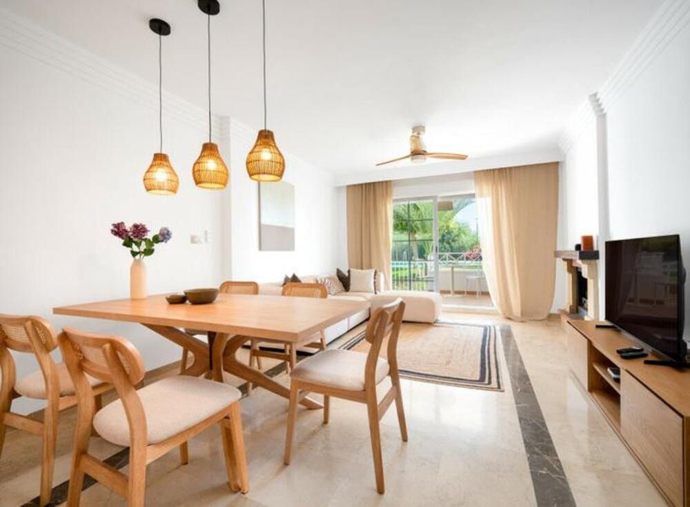 Dining room of Planta baja for sale in Marbella  with Air Conditioner, Terrace and Storage room