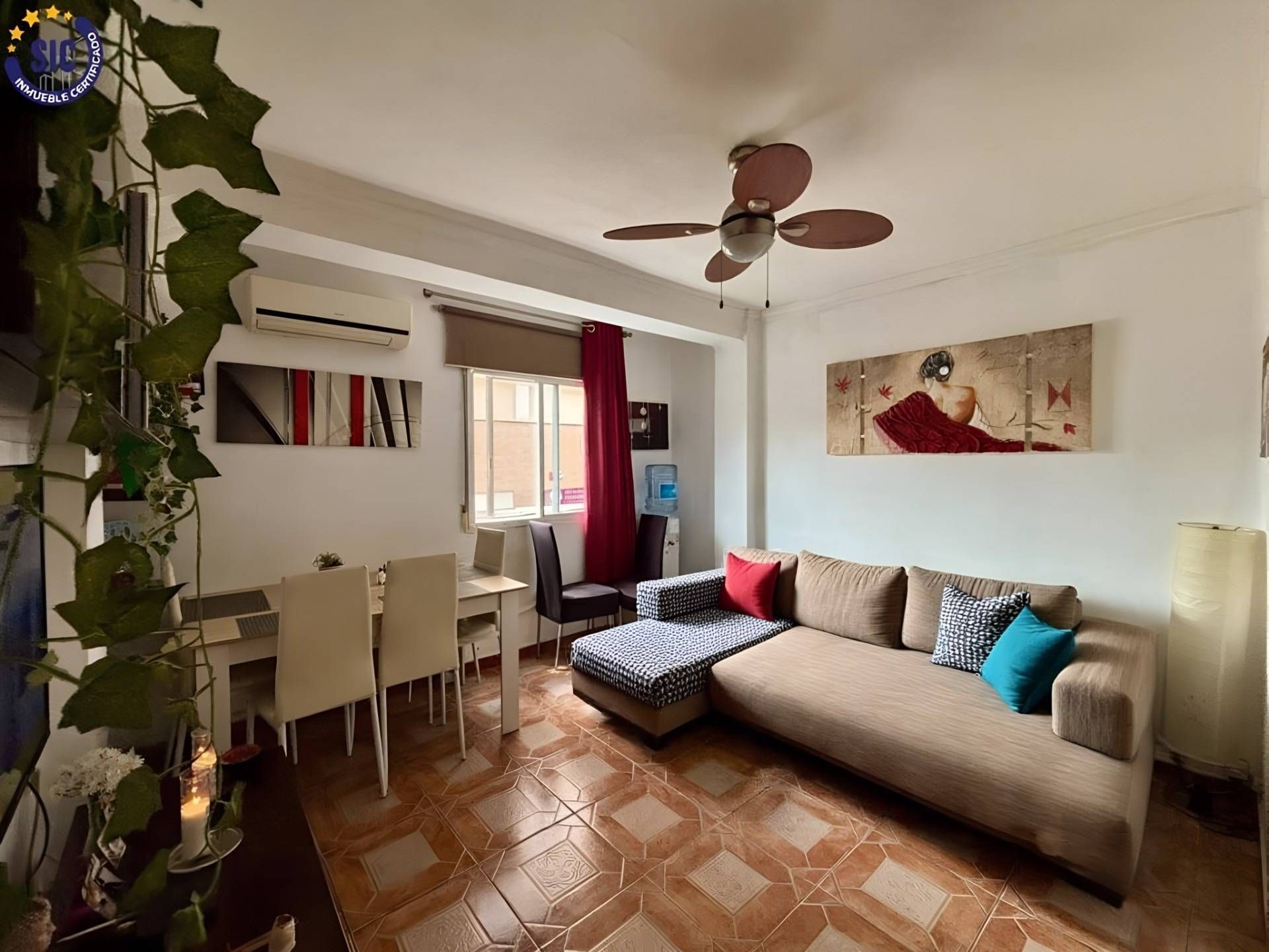 Living room of Flat for sale in  Valencia Capital  with Air Conditioner and Heating