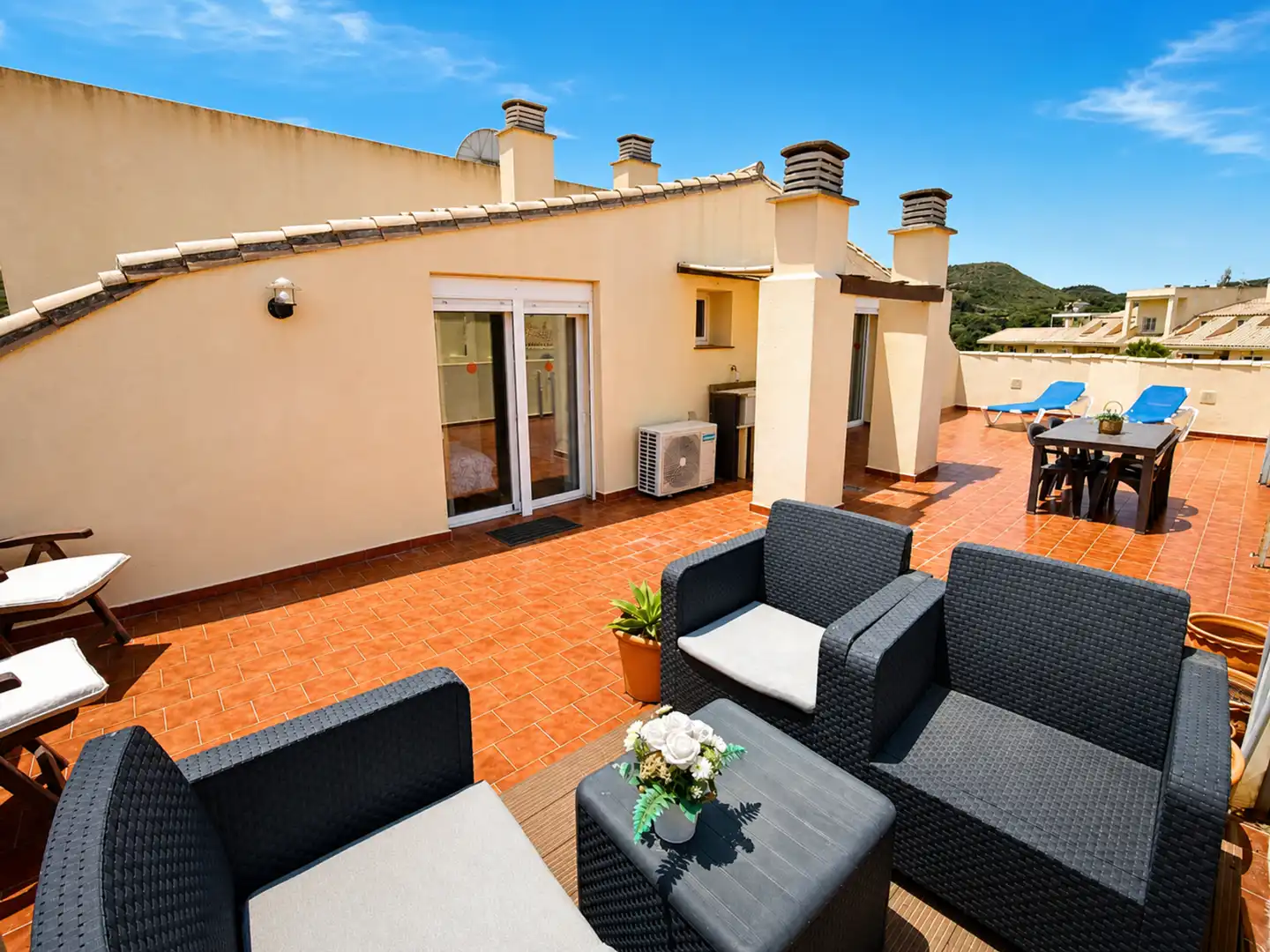 Terrace of Attic for sale in Manilva  with Air Conditioner, Terrace and Swimming Pool