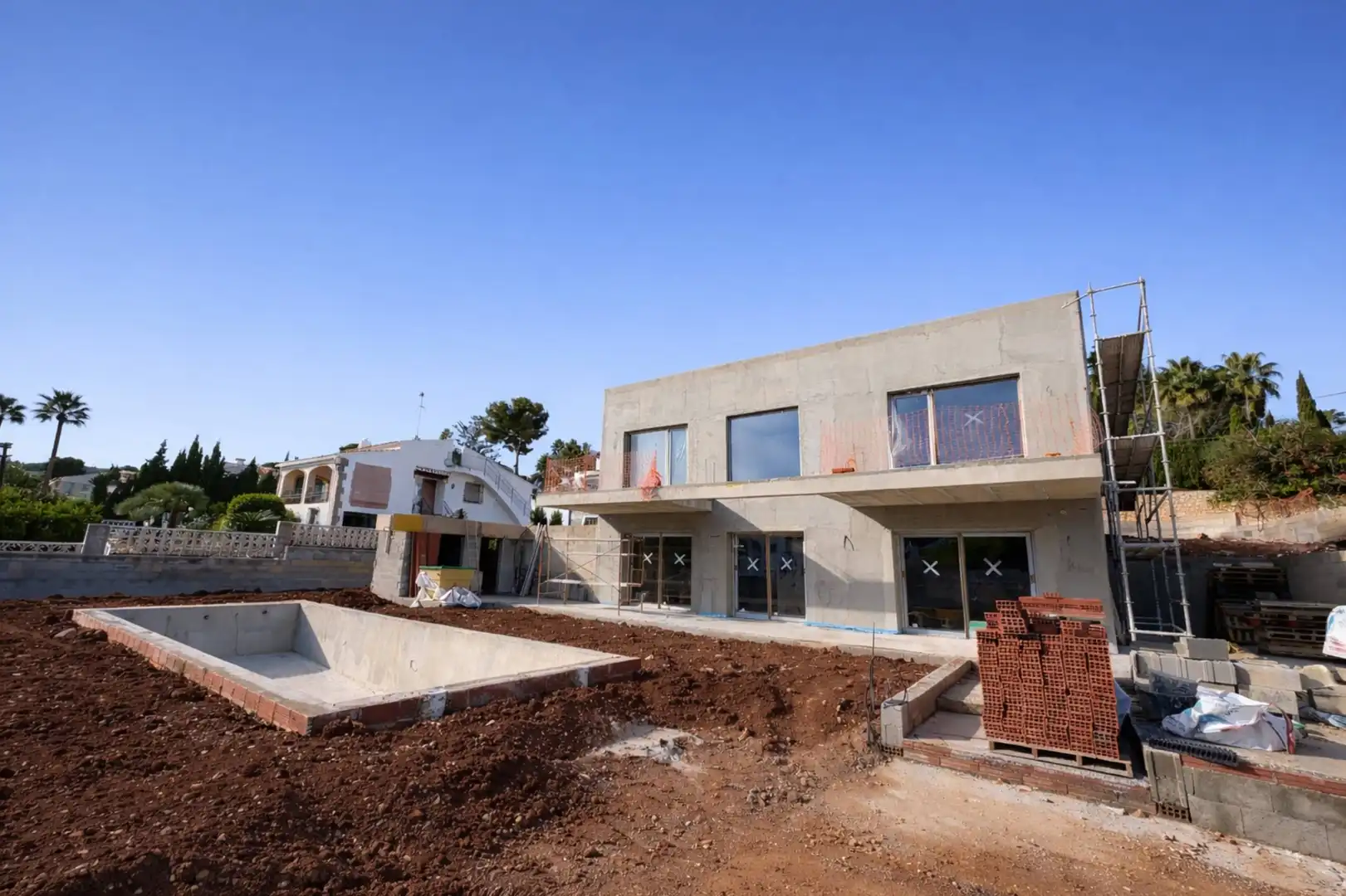 Exterior view of Houses for sale in Jávea / Xàbia  with Air Conditioner, Private garden and Terrace