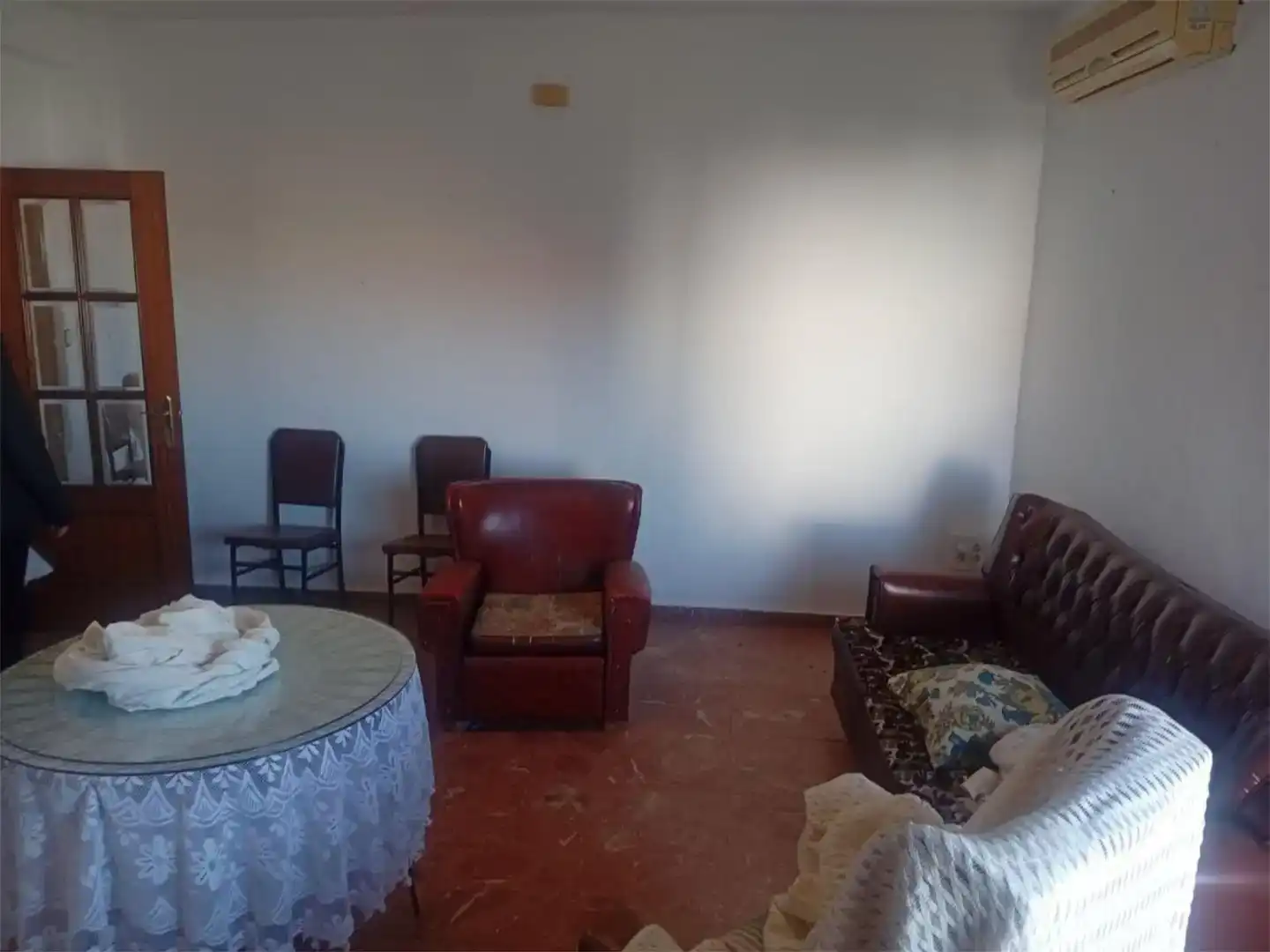 Sala de estar de Piso en venta en Alcuéscar con Aire acondicionado y Balcón