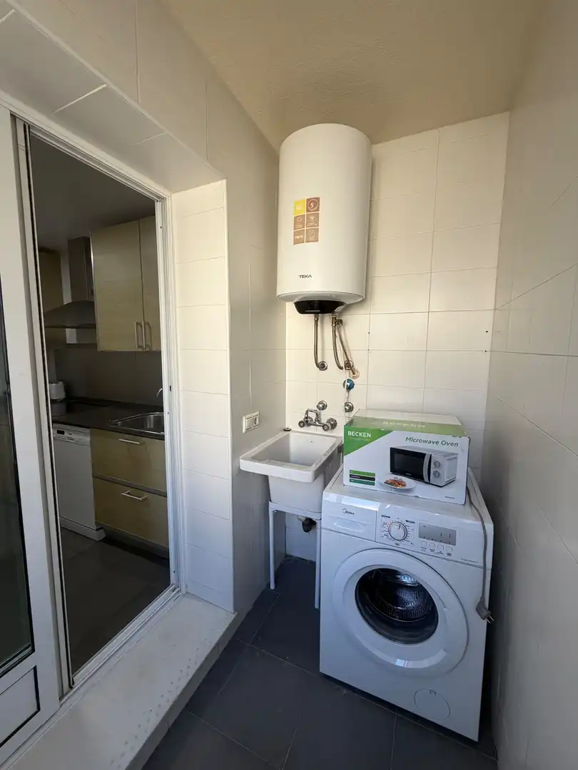 Kitchen of Flat for rent in Algeciras  with Terrace, Furnished and Community pool