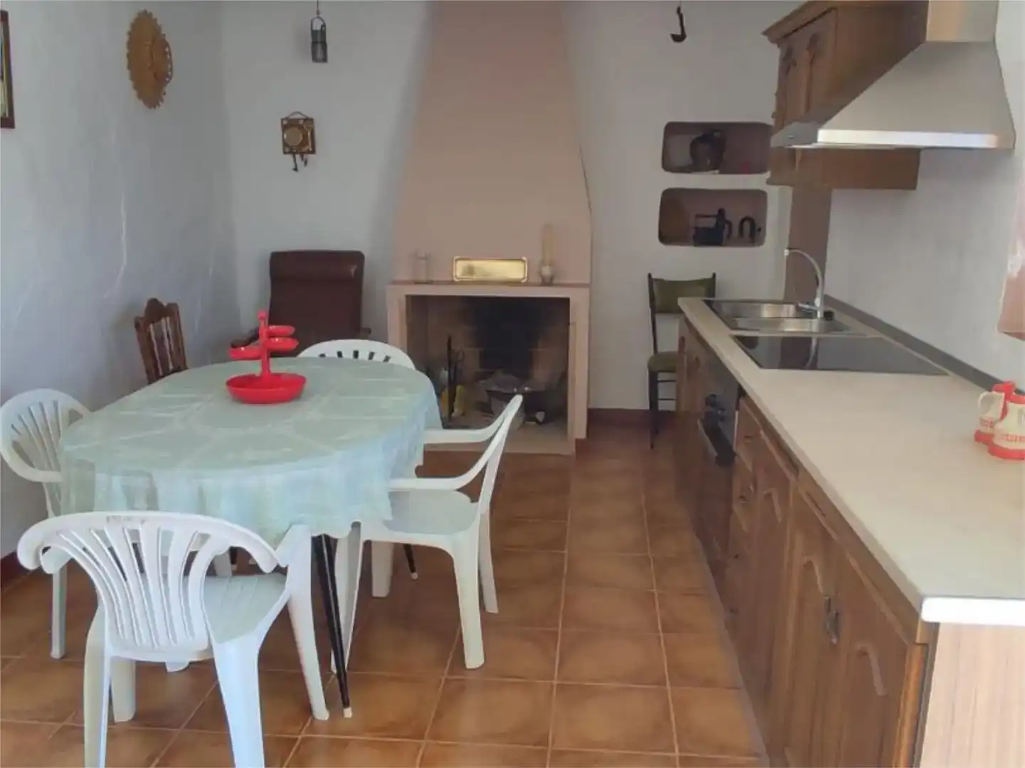 Cuina de Finca rústica en venda en Córdoba amb Aire condicionat, Jardí privat i Moblat