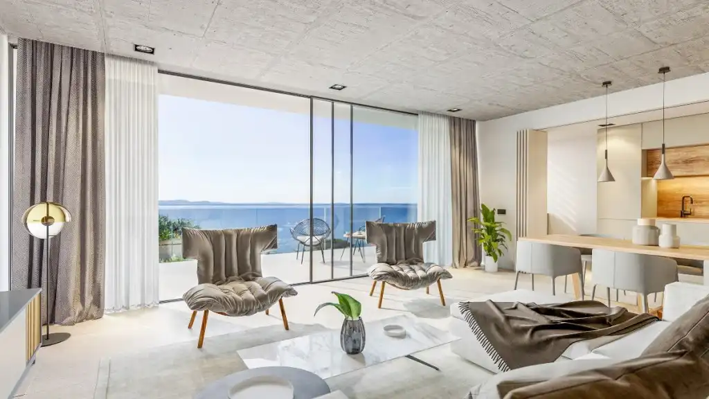 Living room of Houses for sale in Alcúdia  with Air Conditioner, Private garden and Swimming Pool