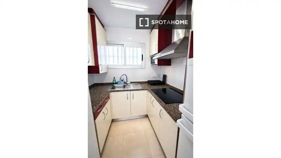 Kitchen of Apartments for share in Benidorm  with Air Conditioner, Terrace and Furnished