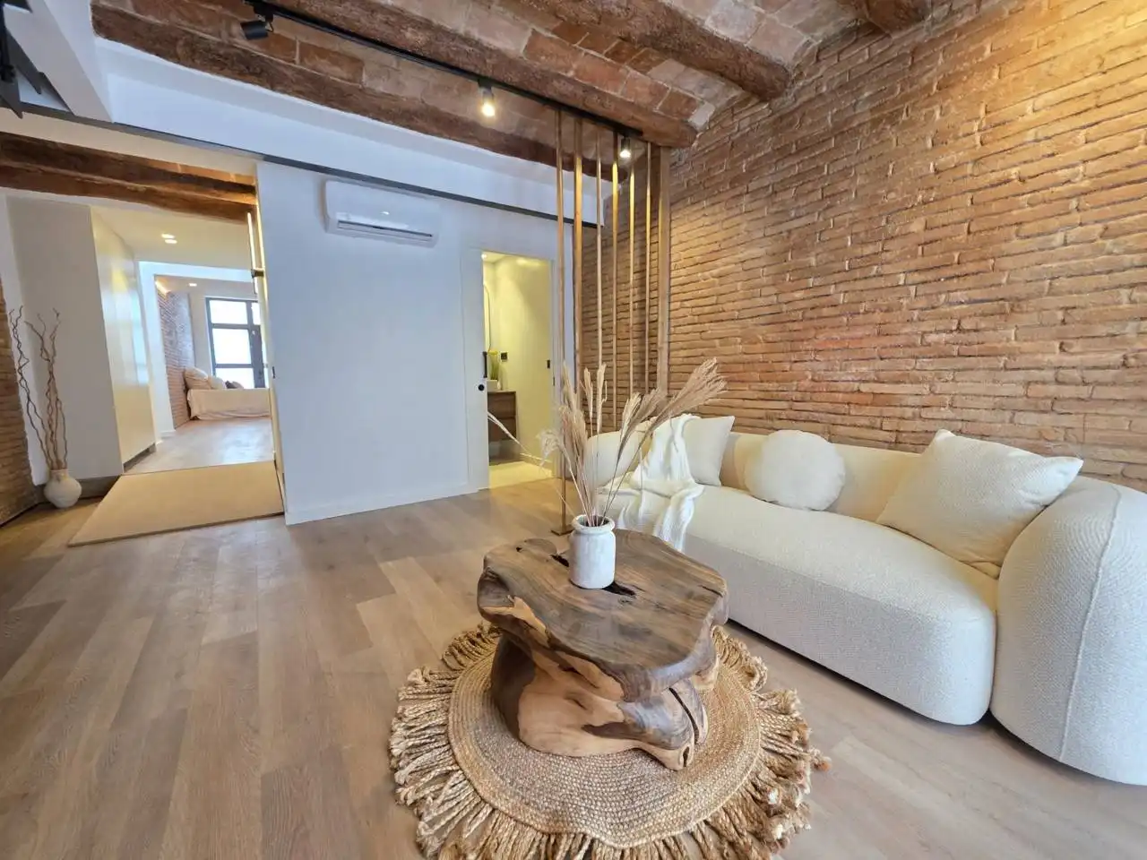 Wohnzimmer von Wohnungen zum Verkauf in Barcelona mit Klimaanlage, Heizung und Parkett