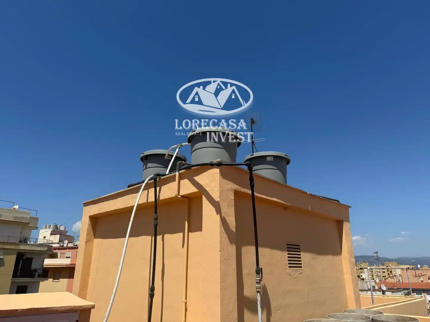 Vista exterior de Àtic en venda en  Palma de Mallorca amb Terrassa i Moblat