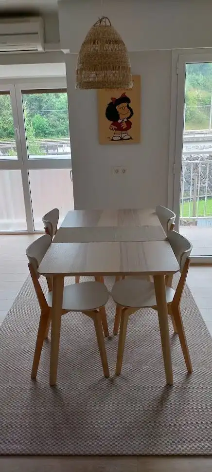 Comedor de Piso de alquiler en Donostia - San Sebastián  con Calefacción, Terraza y Amueblado