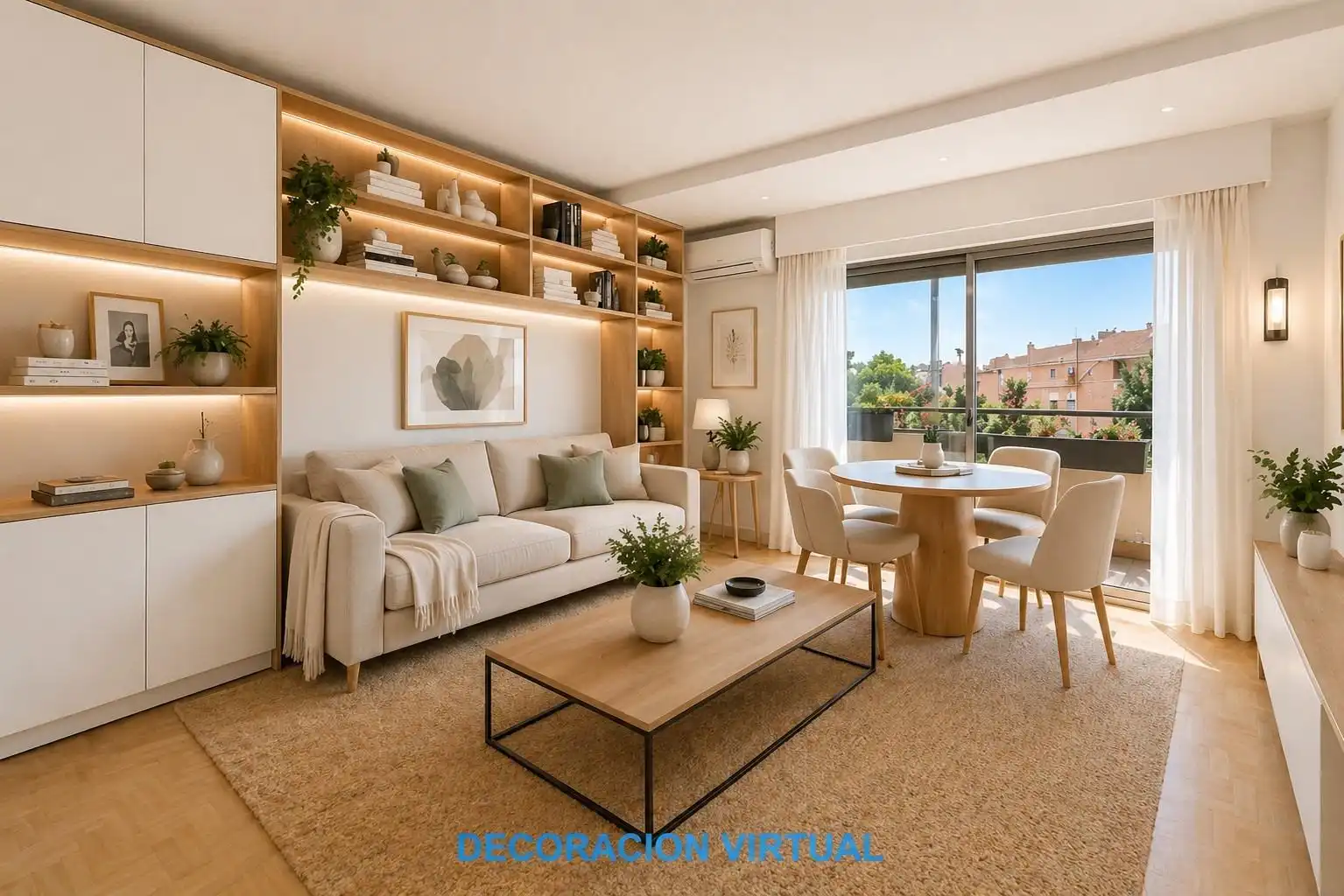 Sala de estar de Piso en venta en  Madrid Capital con Aire acondicionado, Jardín privado y Parquet