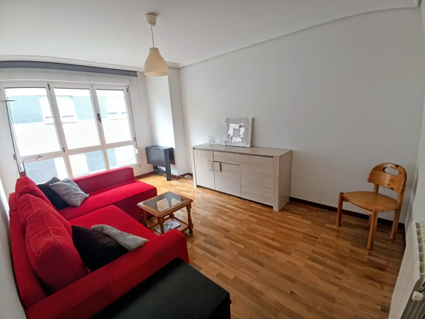 Sala de estar de Piso de alquiler en Gijón  con Calefacción, Amueblado y Horno