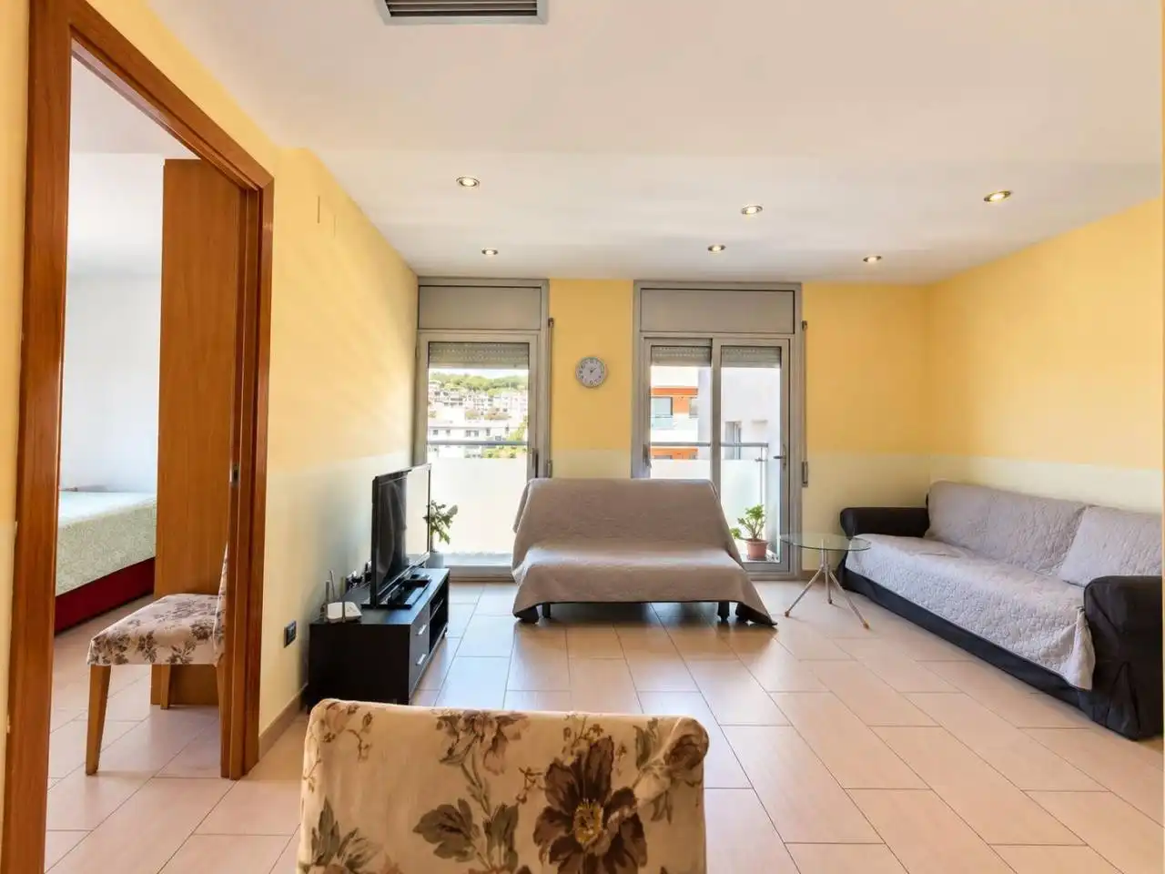 Sala de estar de Ático en venta en Centre