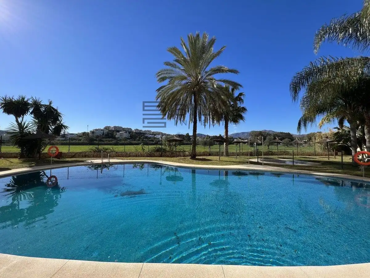 Swimming pool of Flat for sale in Mijas  with Air Conditioner, Terrace and Storage room