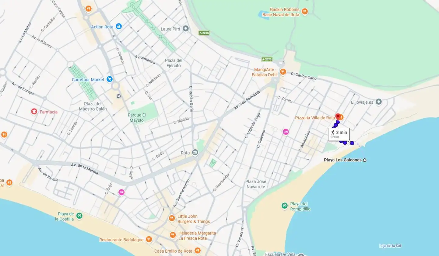 Exterior view of Flat for sale in Rota