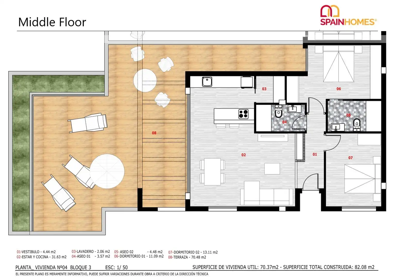 Appartement compact avec terrasse à vendre à Monforte del Cid, imagen 38