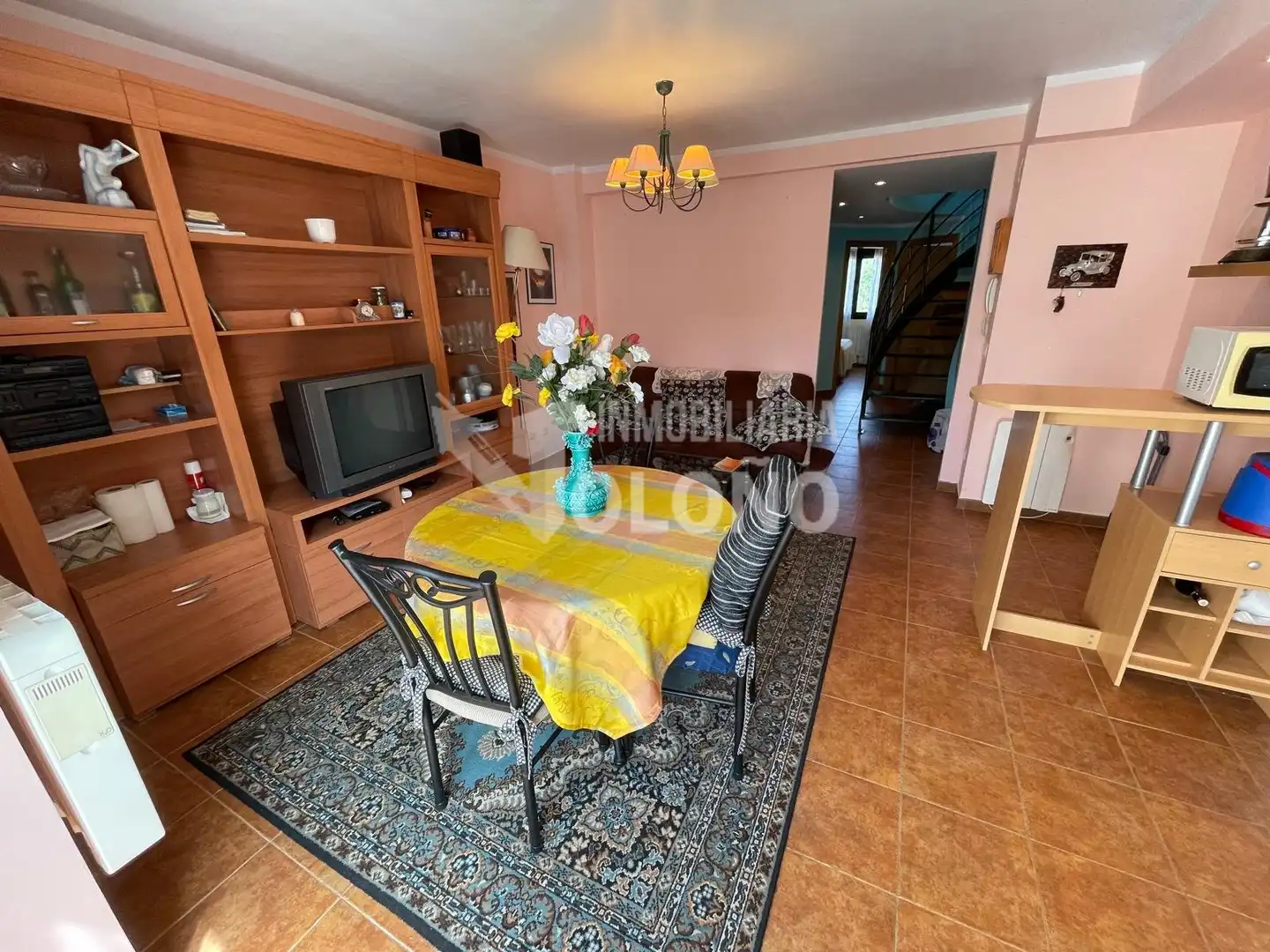 Sala de estar de Dúplex en venta en Cuzcurrita de Río Tirón con Calefacción, Terraza y Amueblado