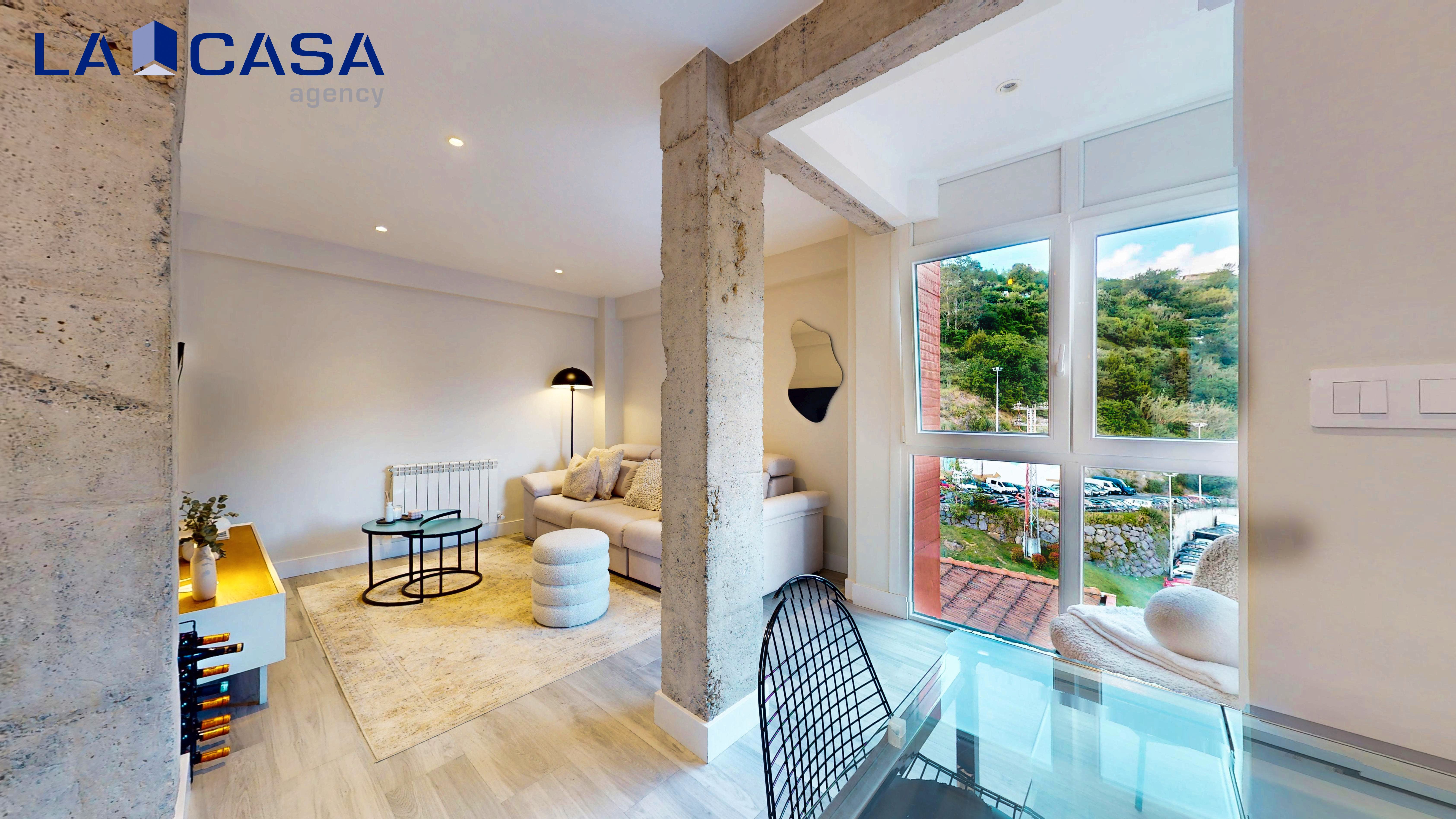 Sala de estar de Piso en venta en Bilbao  con Terraza