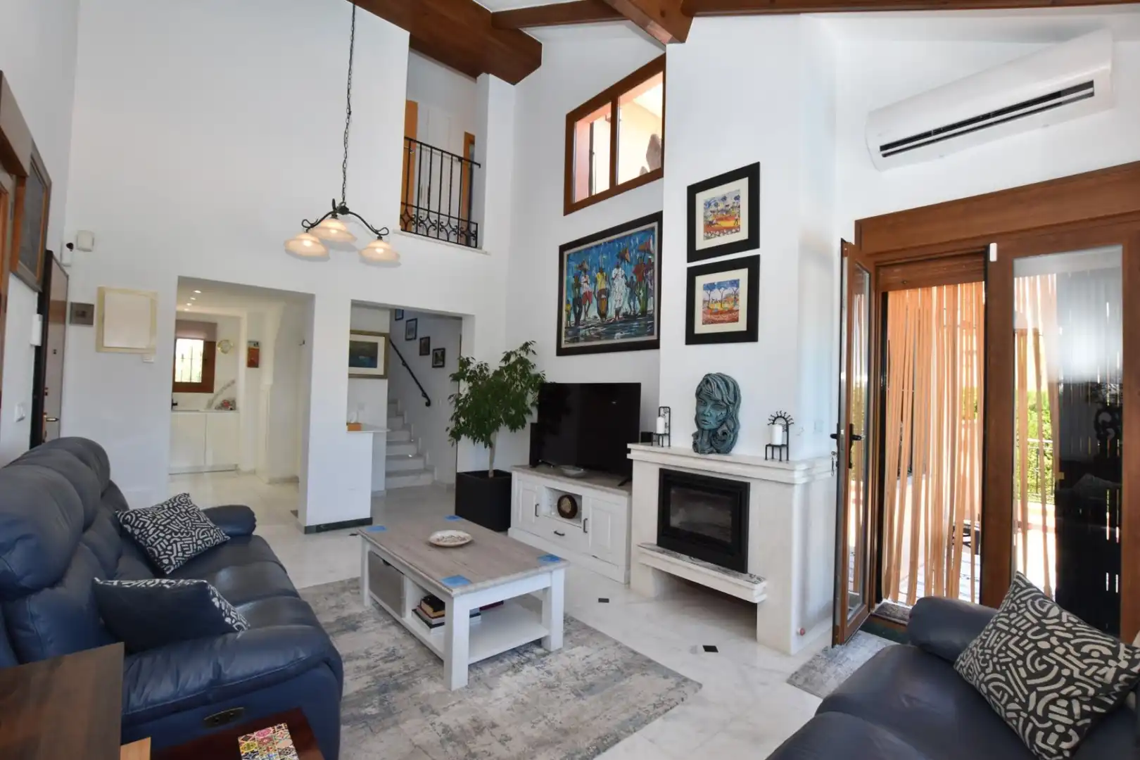 Sala de estar de Casa o chalet en venta en Algorfa con Aire acondicionado, Calefacción y Jardín privado