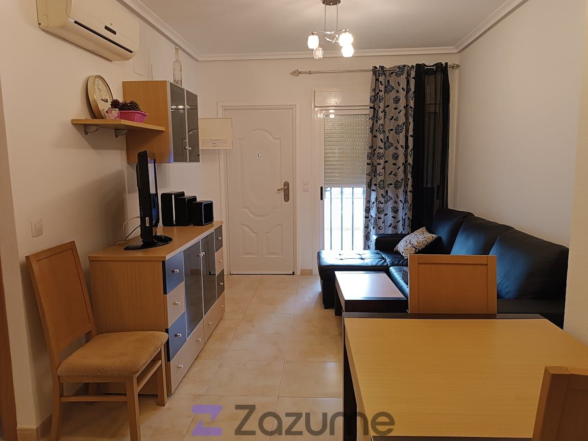 Living room of Flat to rent in Oropesa del Mar / Orpesa  with Air Conditioner, Private garden and Terrace