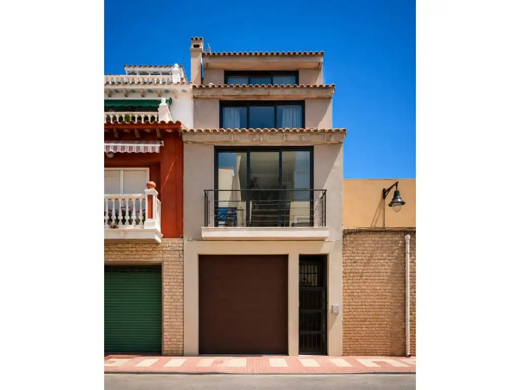 Exterior view of Detached homes for sale in El Campello  with Air Conditioner, Terrace and Balcony