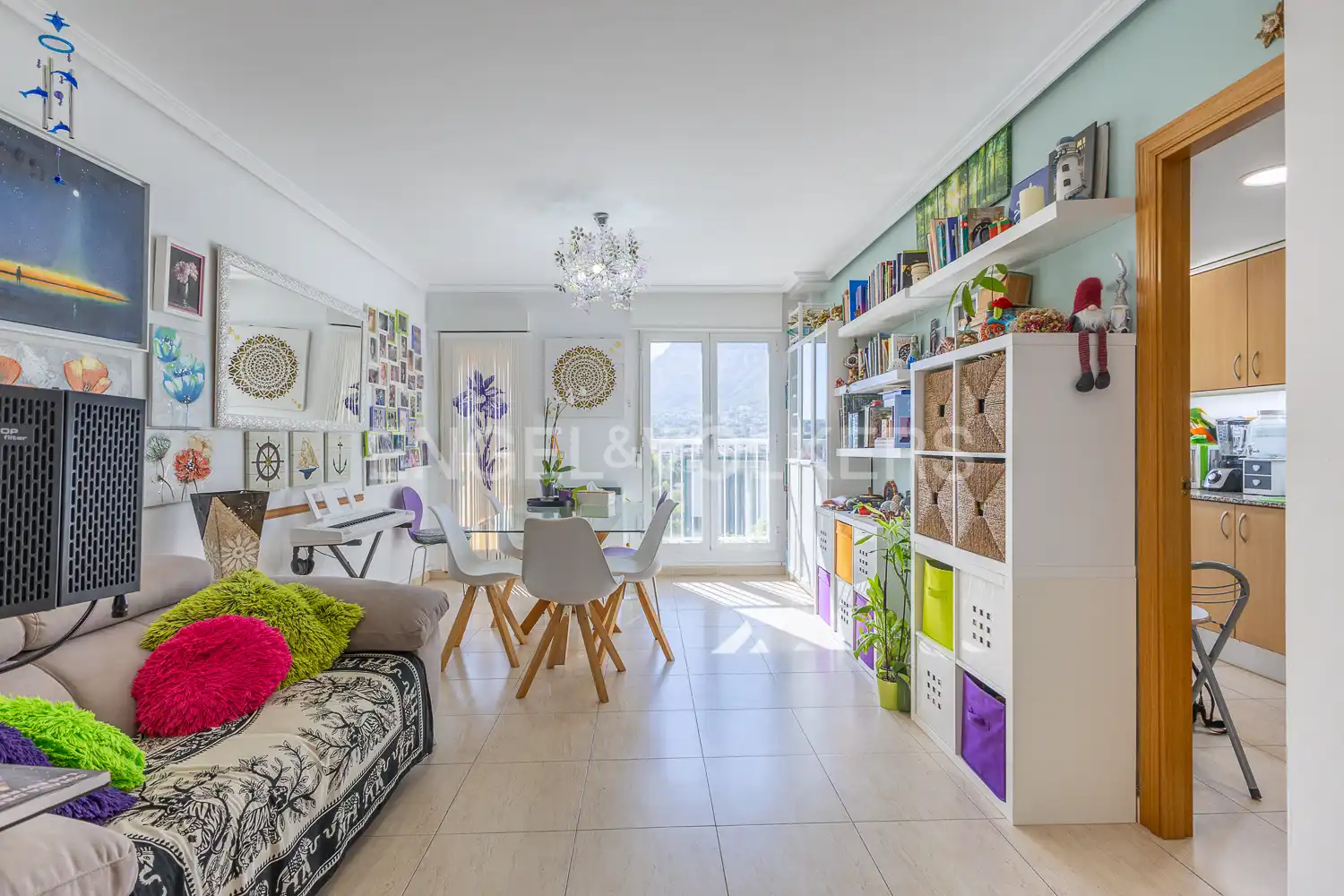 Living room of Flat for sale in Dénia  with Air Conditioner, Heating and Swimming Pool