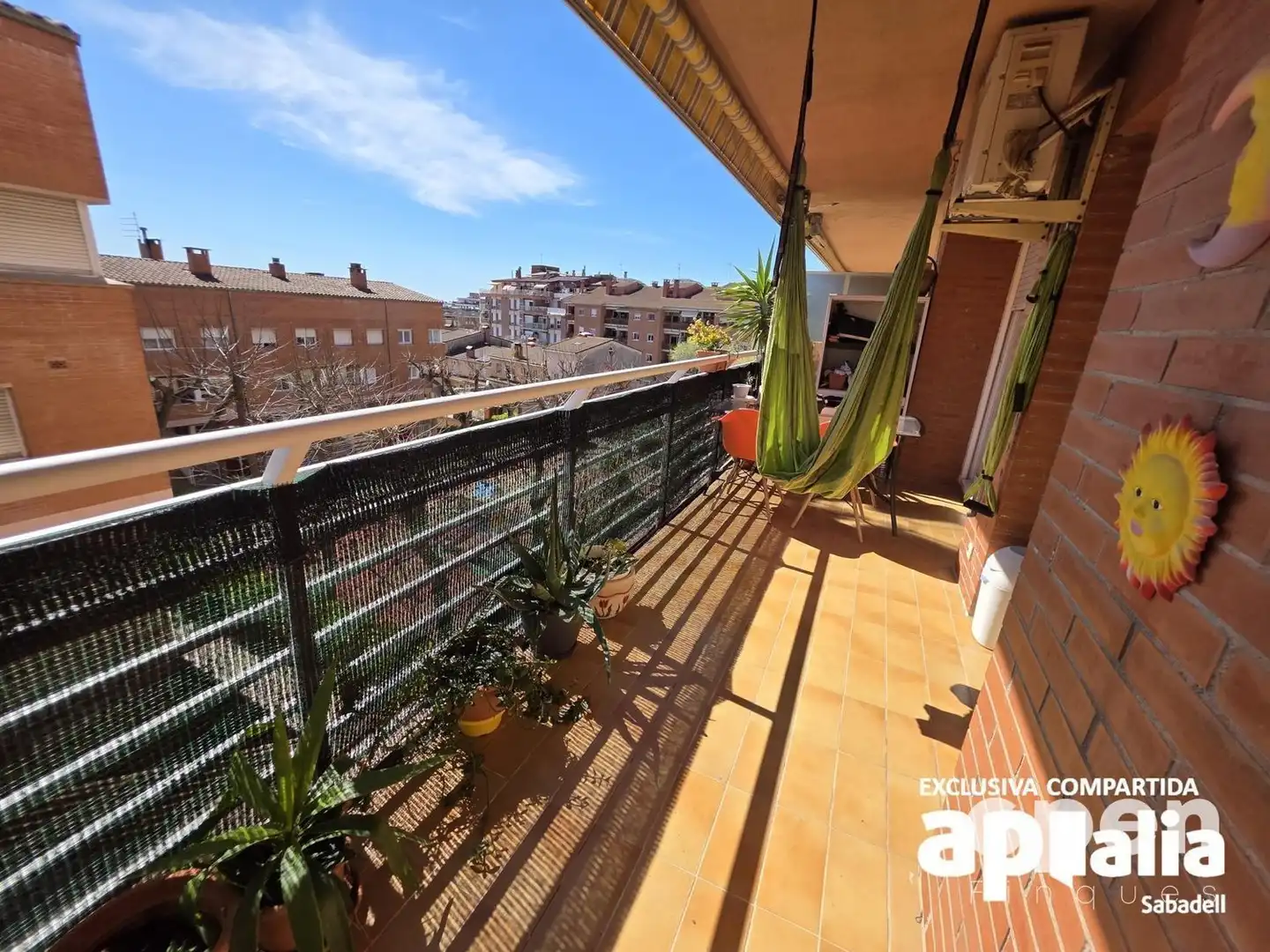 Balcony of Flat for sale in Castellar del Vallès  with Air Conditioner, Terrace and Balcony