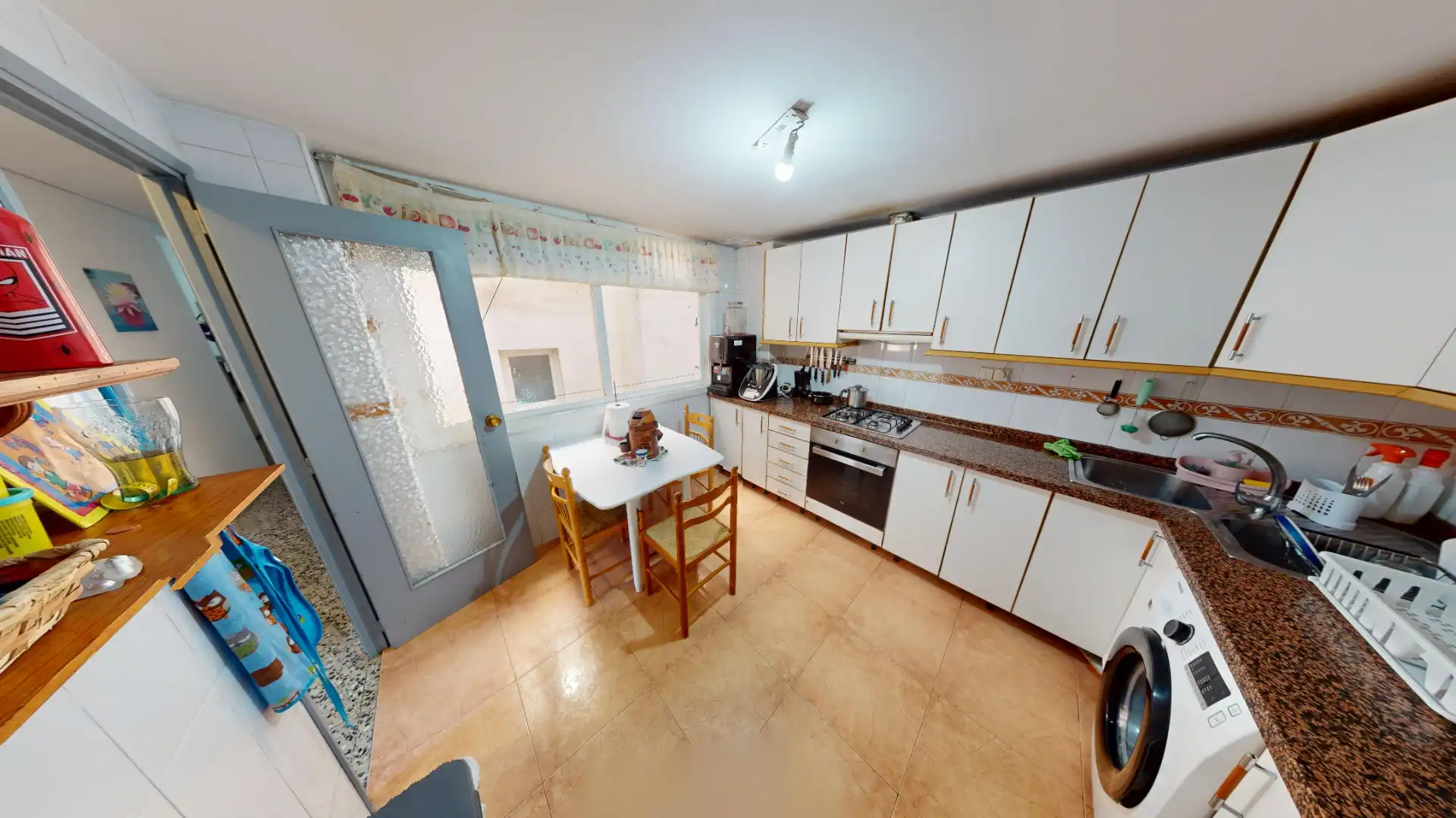 Küche von Wohnung zum Verkauf in Alicante / Alacant mit Terrasse, Möbliert und Ofen