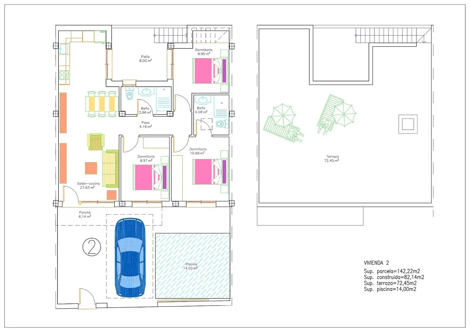 Casa con piscina in vendita a Campo de Murcia, imagen 12