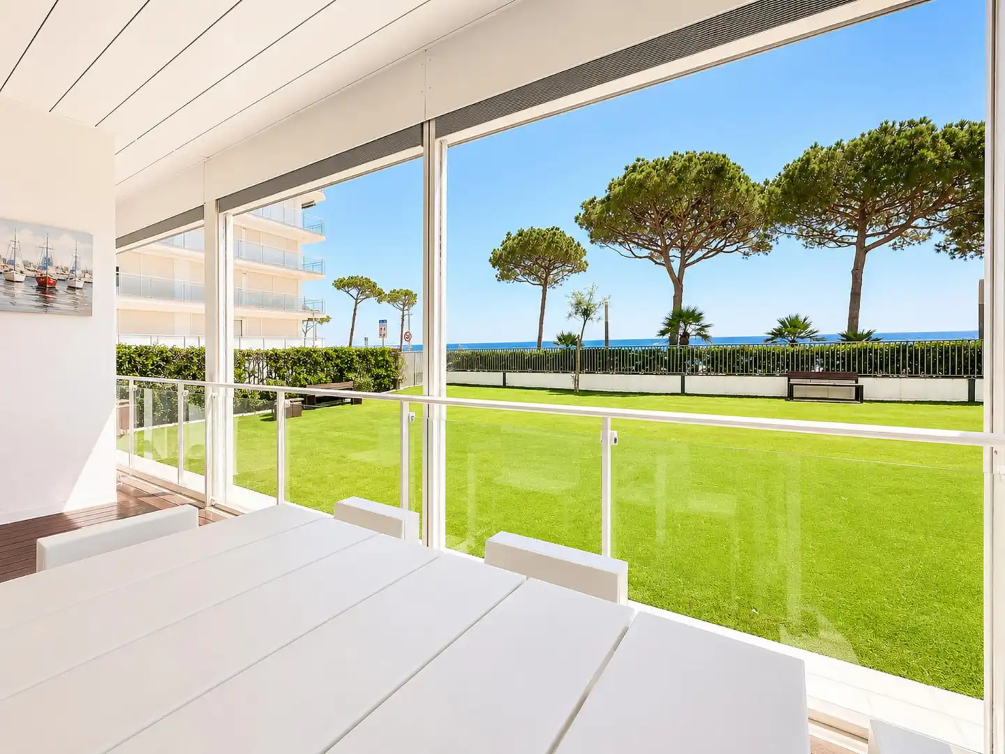 Terrassa de Apartament en venda en Castell d'Aro, Platja d'Aro i s'Agaró amb Calefacció, Jardí privat i Terrassa
