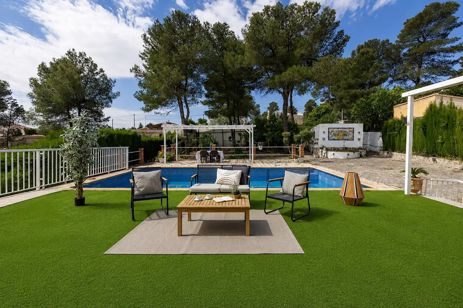 Terrace of Houses for sale in Mogente / Moixent  with Private garden, Terrace and Storage room