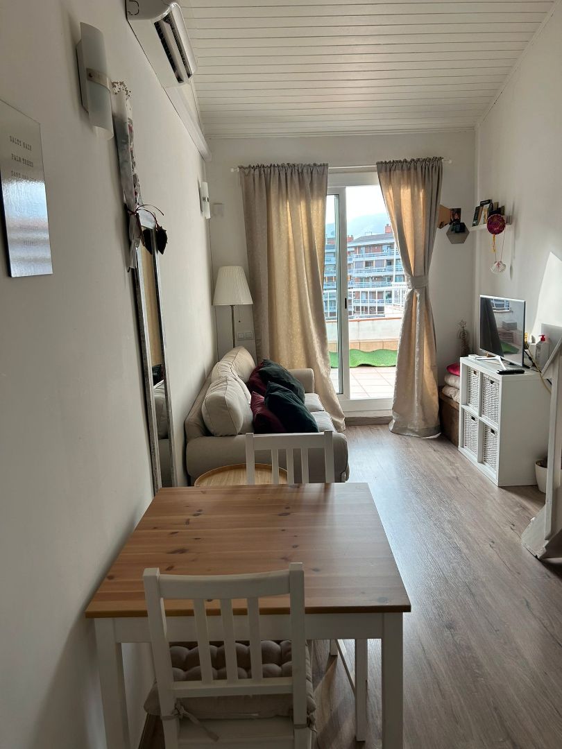 Living room of Apartment to rent in  Barcelona Capital  with Air Conditioner, Terrace and Furnished