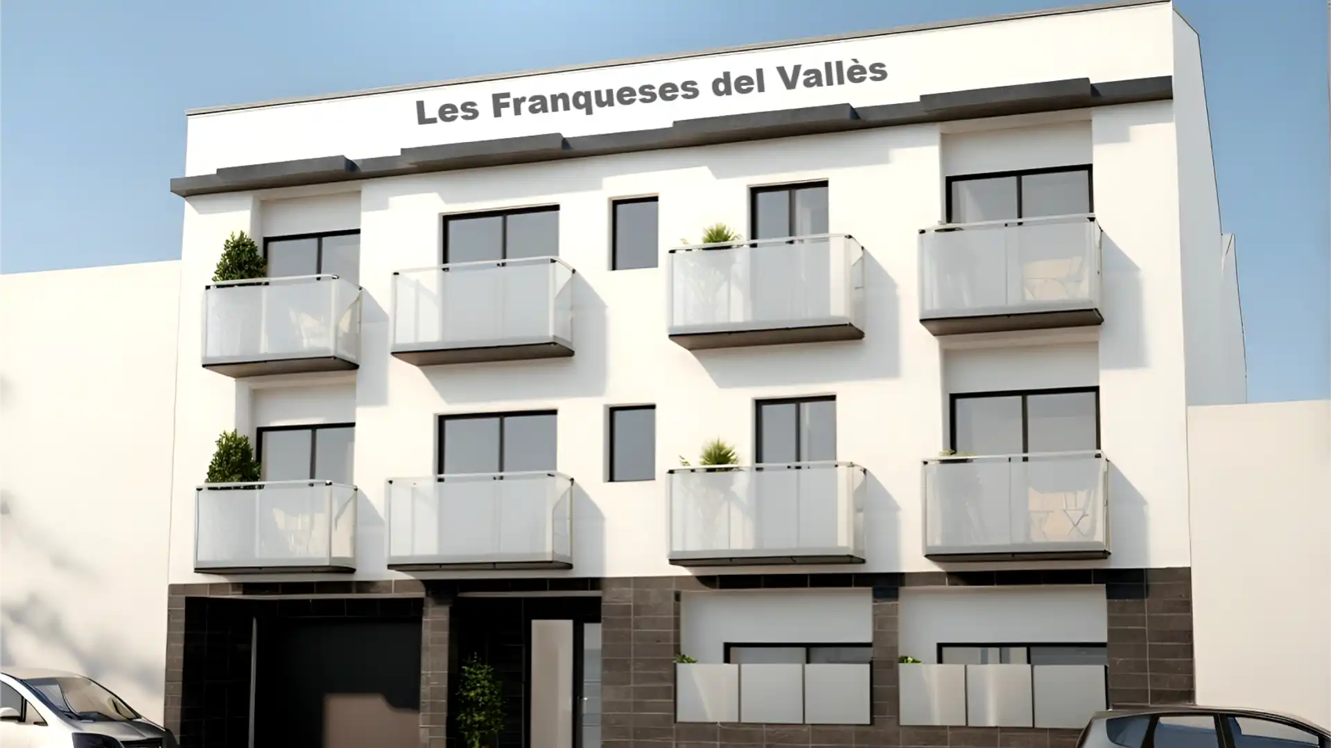 Exterior view of Flat for sale in Les Franqueses del Vallès  with Heating