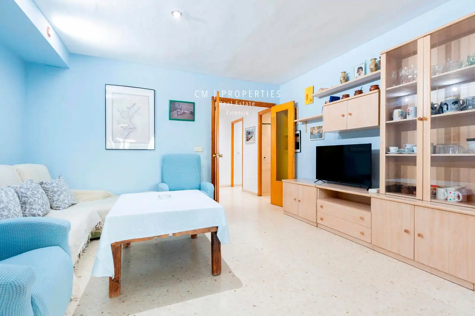Bedroom of Flat for rent in Alboraya  with Air Conditioner, Heating and Terrace