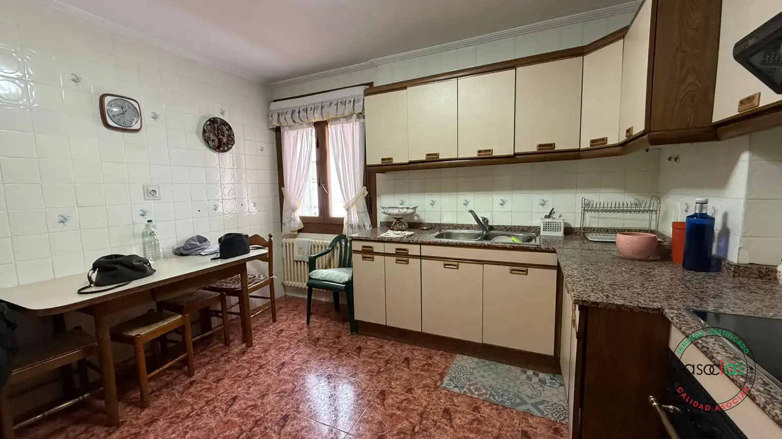 Kitchen of Flat for sale in Aller  with Heating, Parquet flooring and Storage room