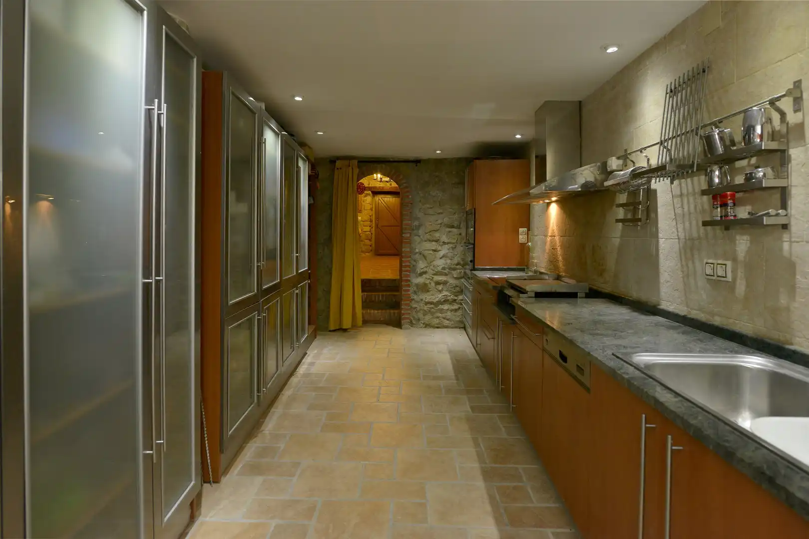 Cocina de Finca rústica en venta en Voto con Calefacción, Jardín privado y Terraza