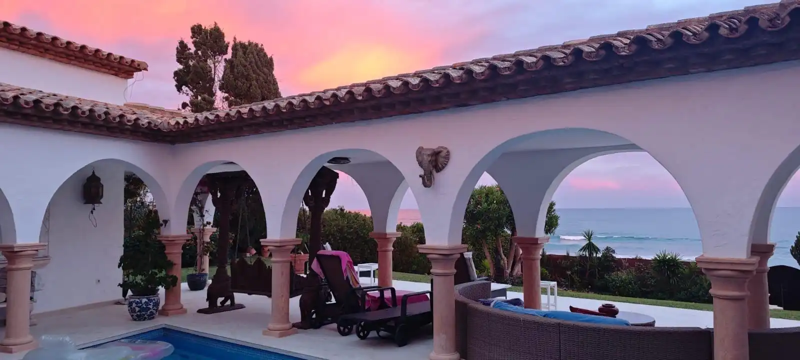 Jardí de Casa o xalet de lloguer en Marbella amb Aire condicionat, Jardí privat i Terrassa