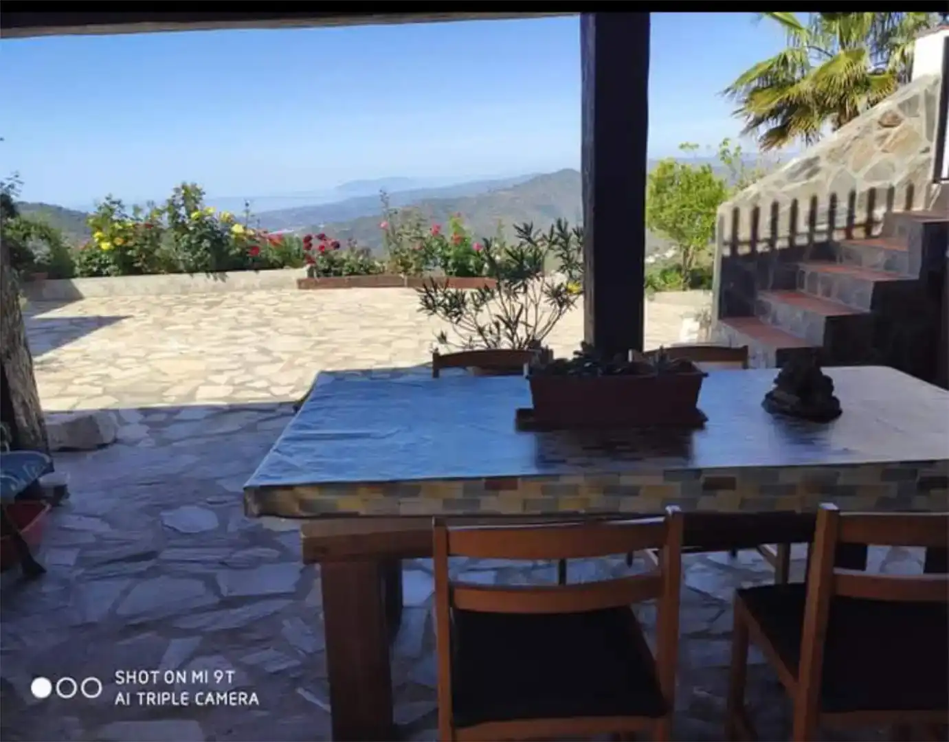 Terraza de Finca rústica de alquiler en Cómpeta, Málaga