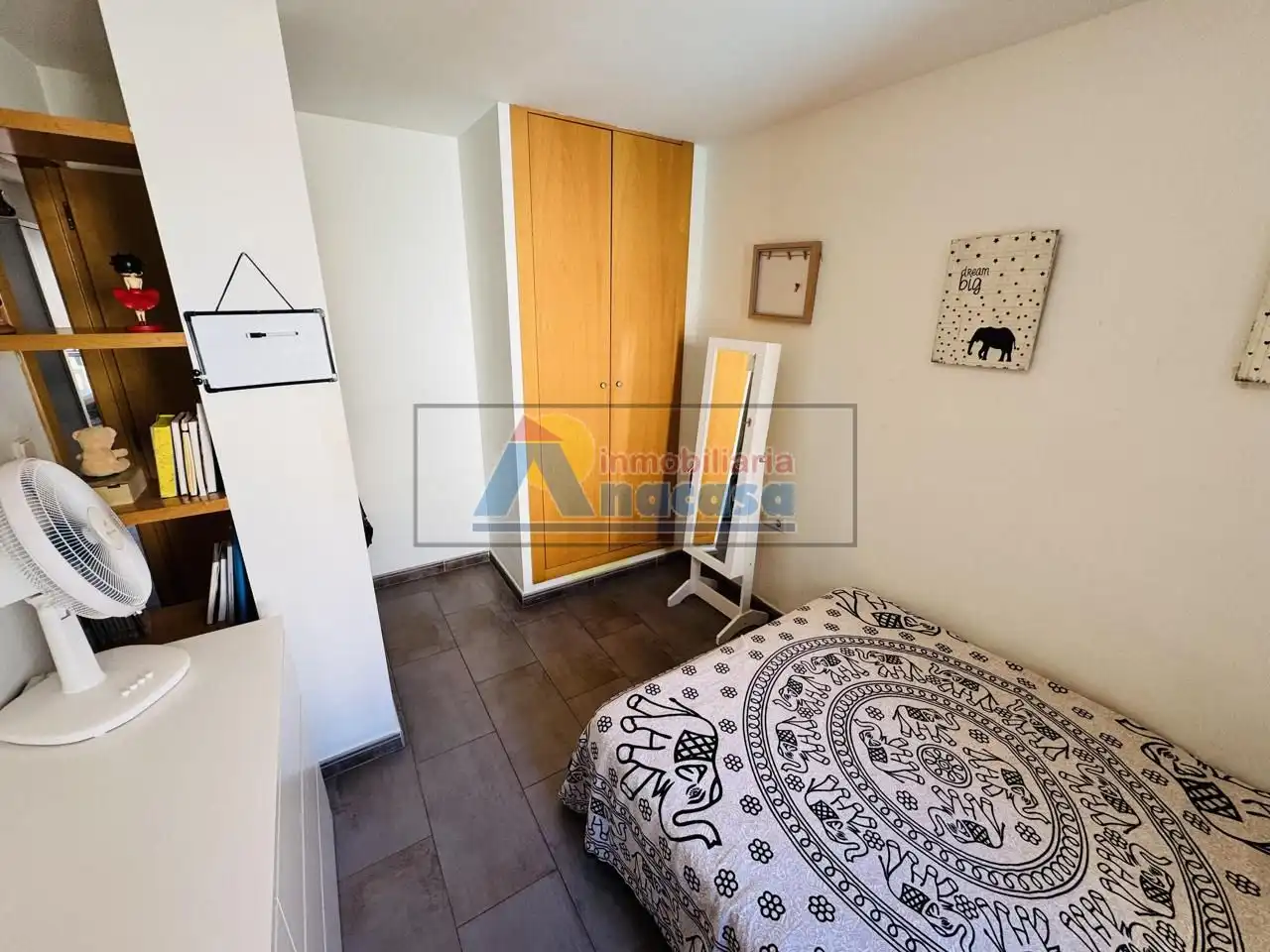 Bedroom of Flat for sale in Oliva  with Air Conditioner, Terrace and Furnished
