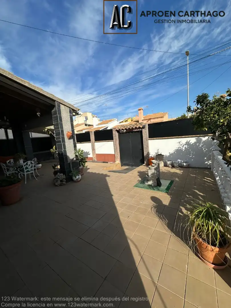 Vista exterior de Casa o chalet en venta en Cartagena con Aire acondicionado, Calefacción y Jardín privado