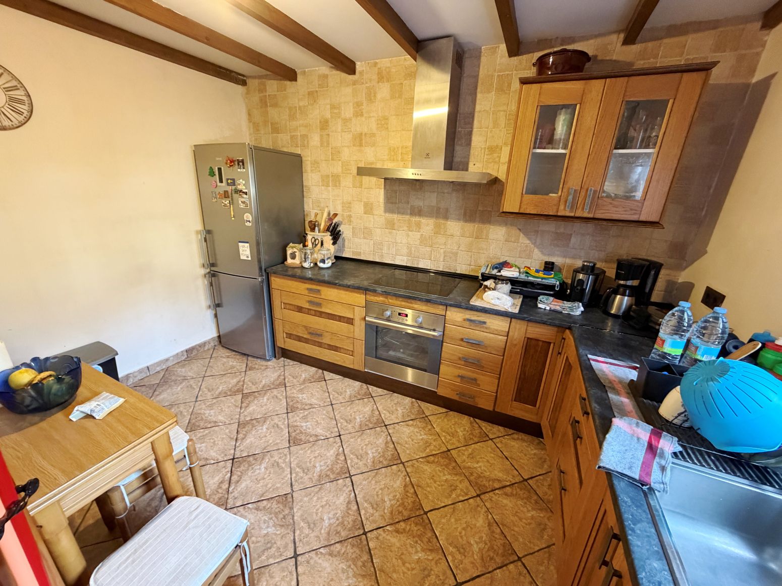 Küche von Haus oder Chalet zum Verkauf in Avilés mit Heizung, Terrasse und Abstellraum